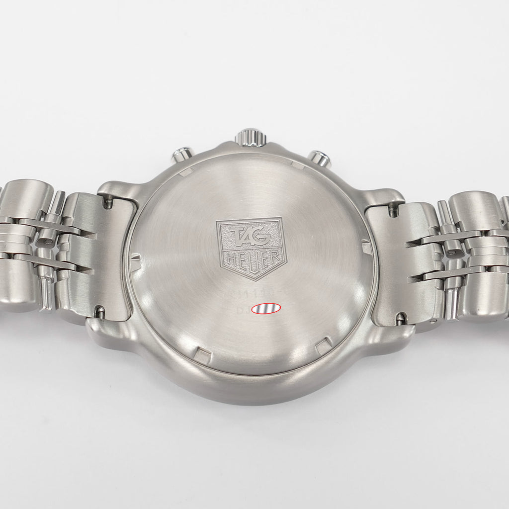 TAG Heuer 6000 CH1110-0 stainless steel screw down case back