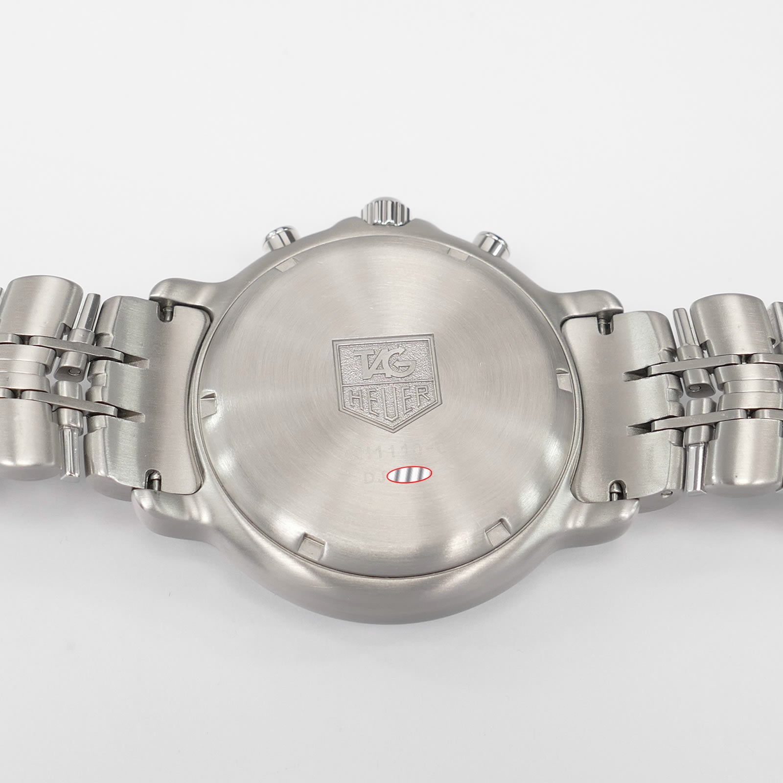 TAG Heuer 6000 CH1110-0 stainless steel screw down case back