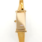 Gucci 1500L 18k Gold Plated case back