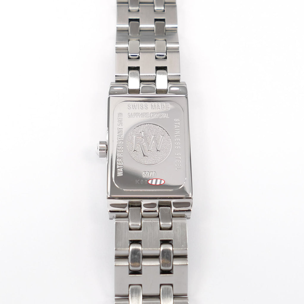 Raymond Weil Tango 5970 stainless steel case back