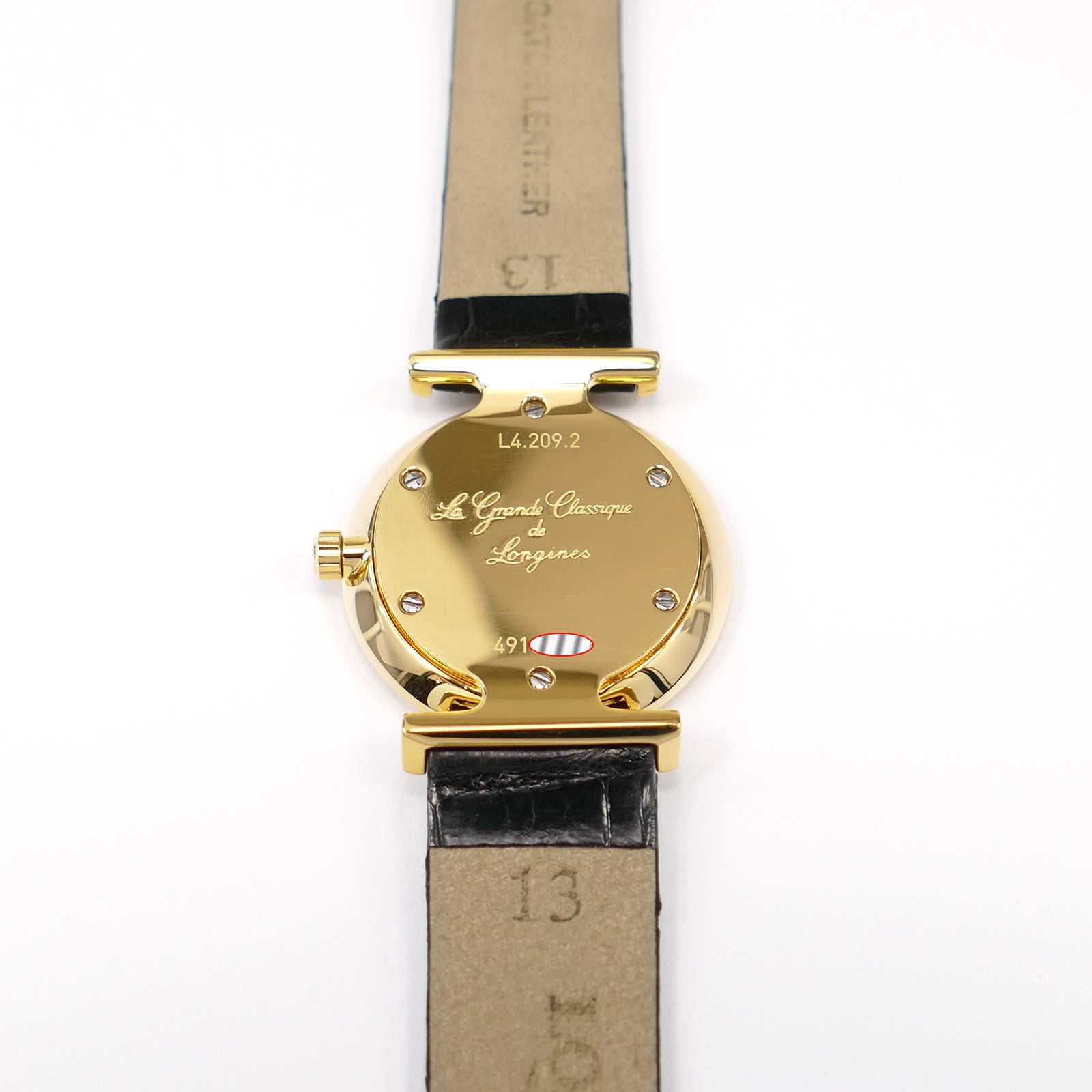 Longines La Grande Classique L4.209.2 gold pvd case back