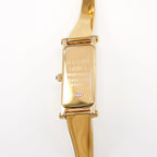 Gucci 1500L 18k Gold Plated case back
