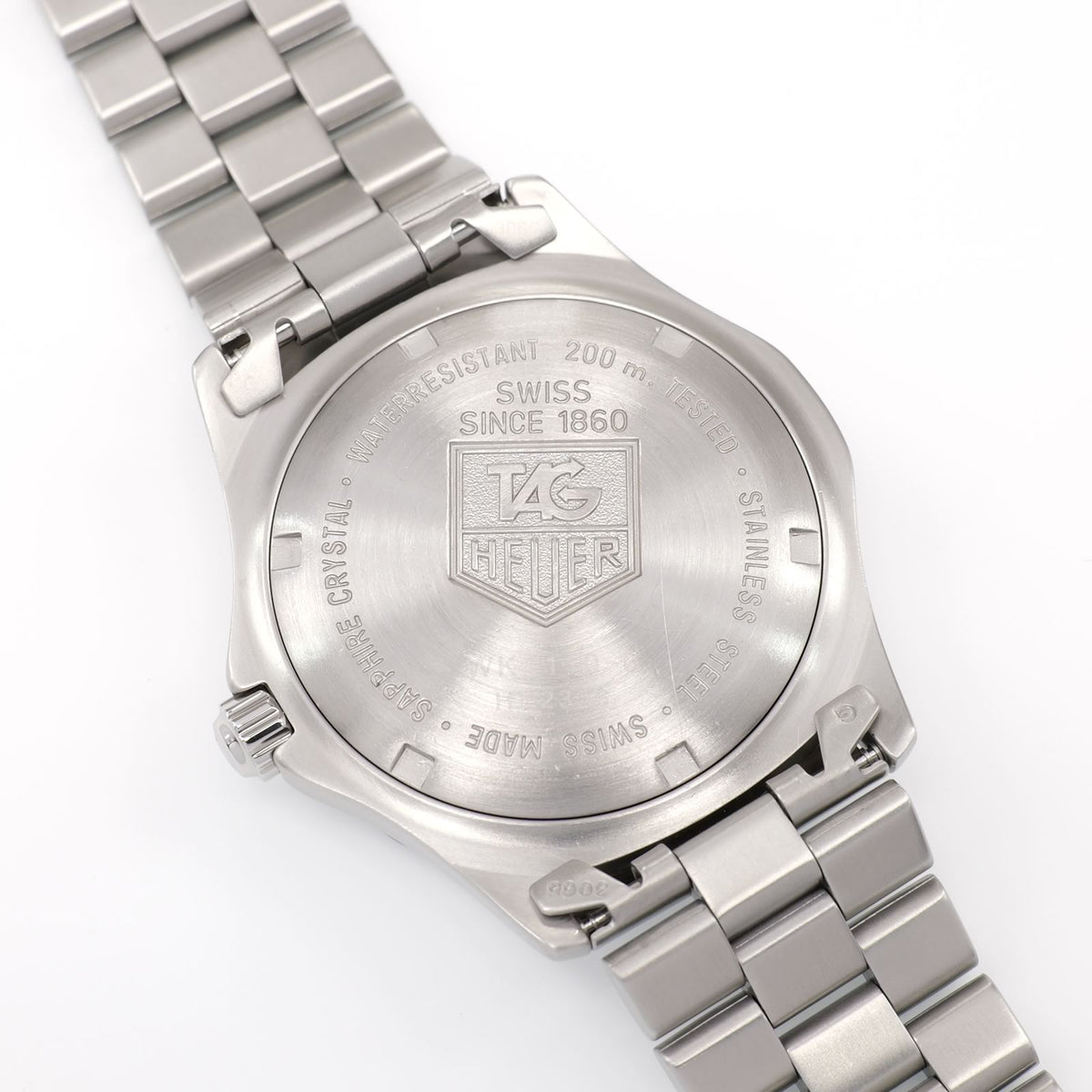 TAG Heuer 2000 WK1110-0 stainless steel screw down case back