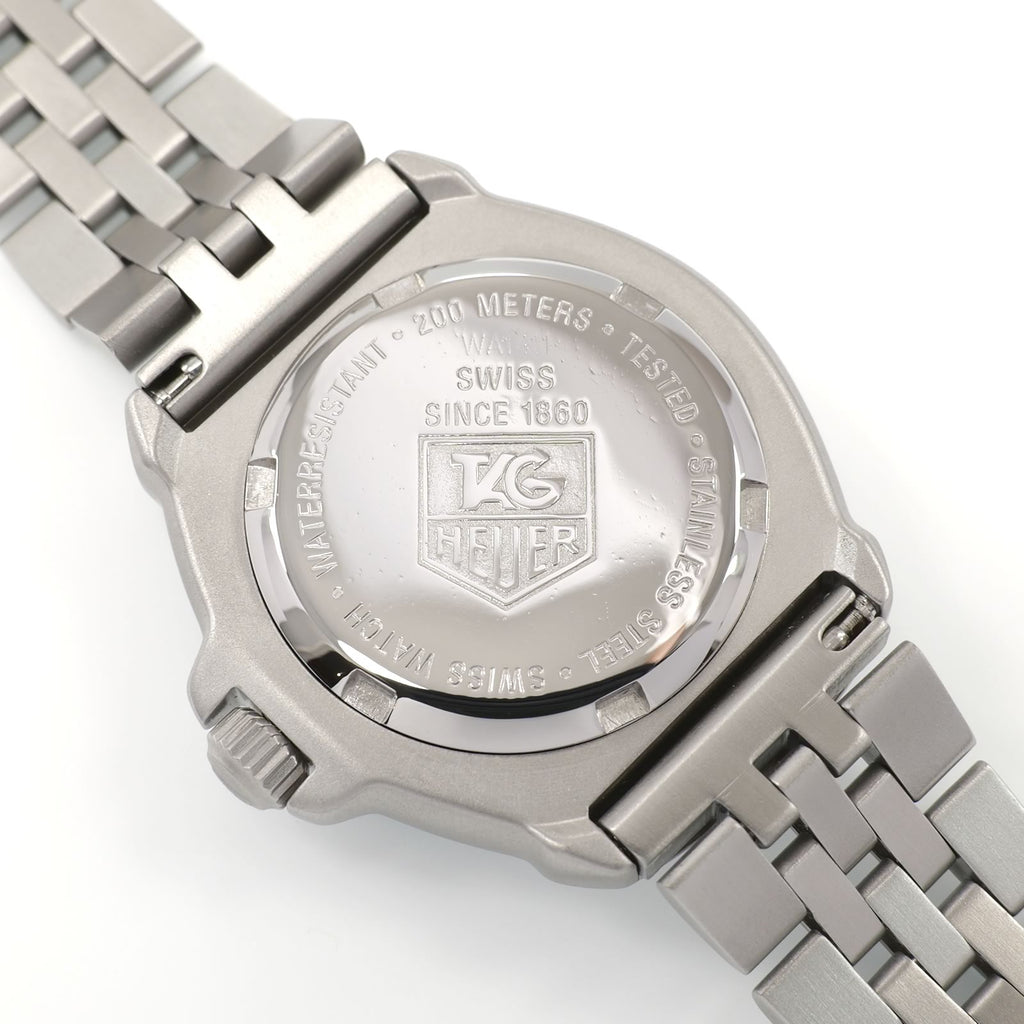 TAG Heuer Formula 1 WA1411 stainless steel screw down case back