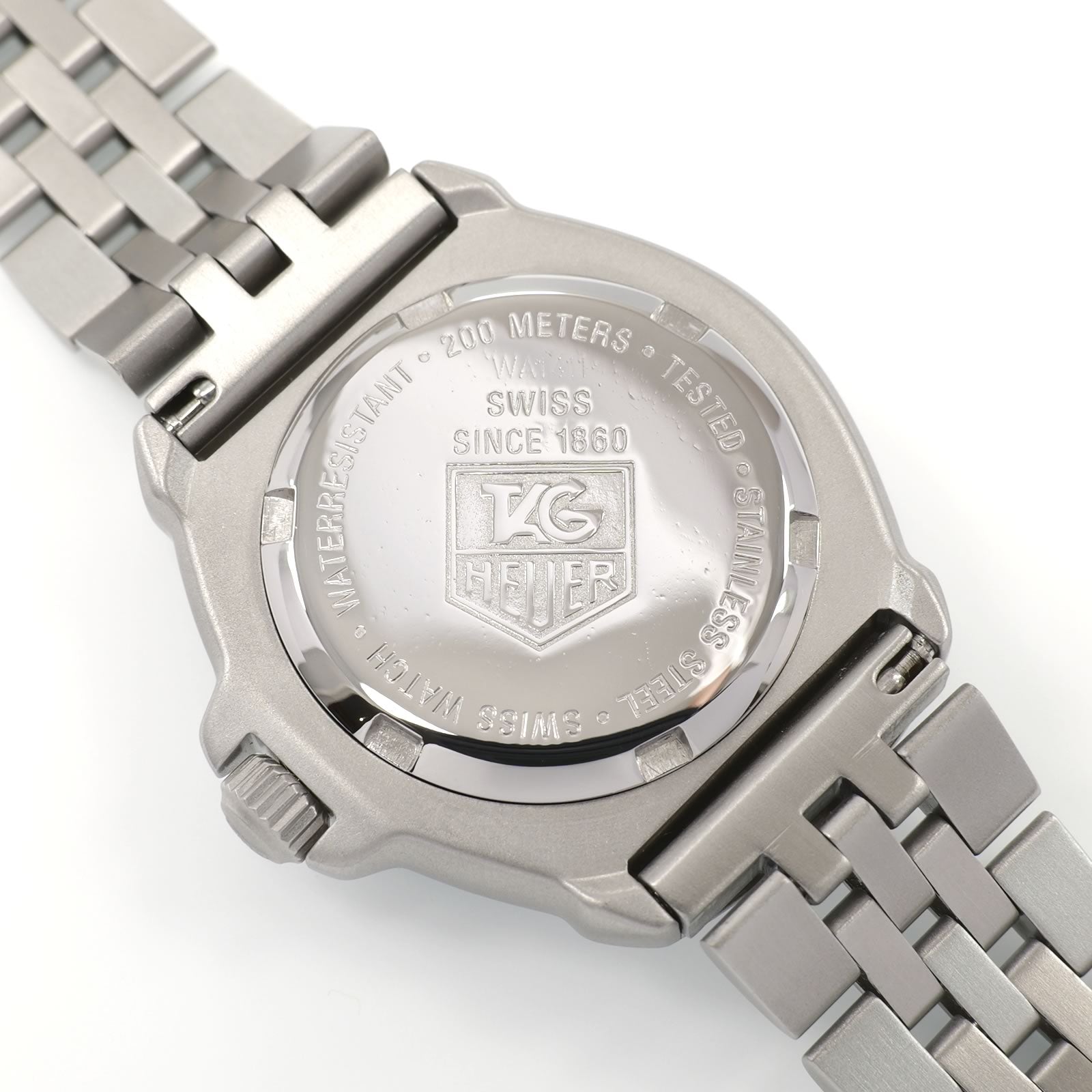 TAG Heuer Formula 1 WA1411 stainless steel screw down case back