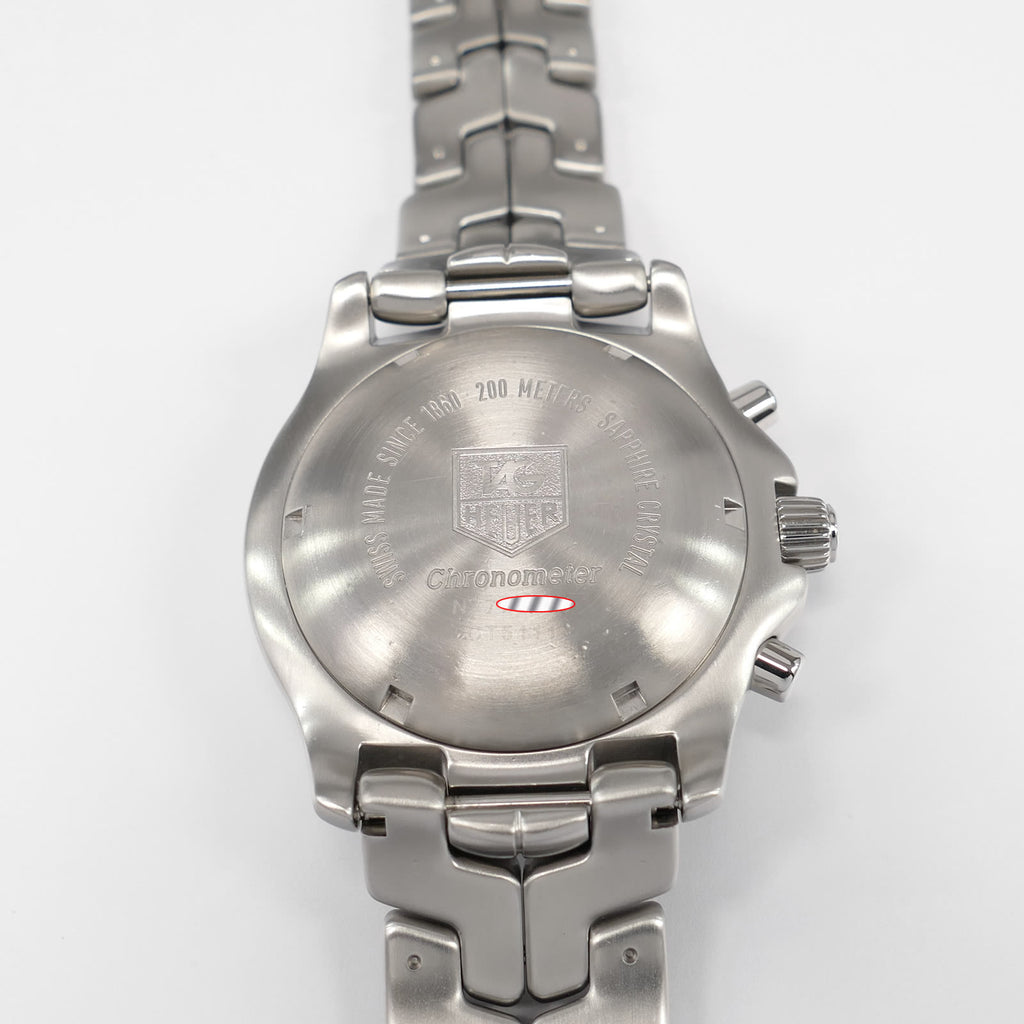 TAG Heuer Link CT5111 stainless steel screw down case back