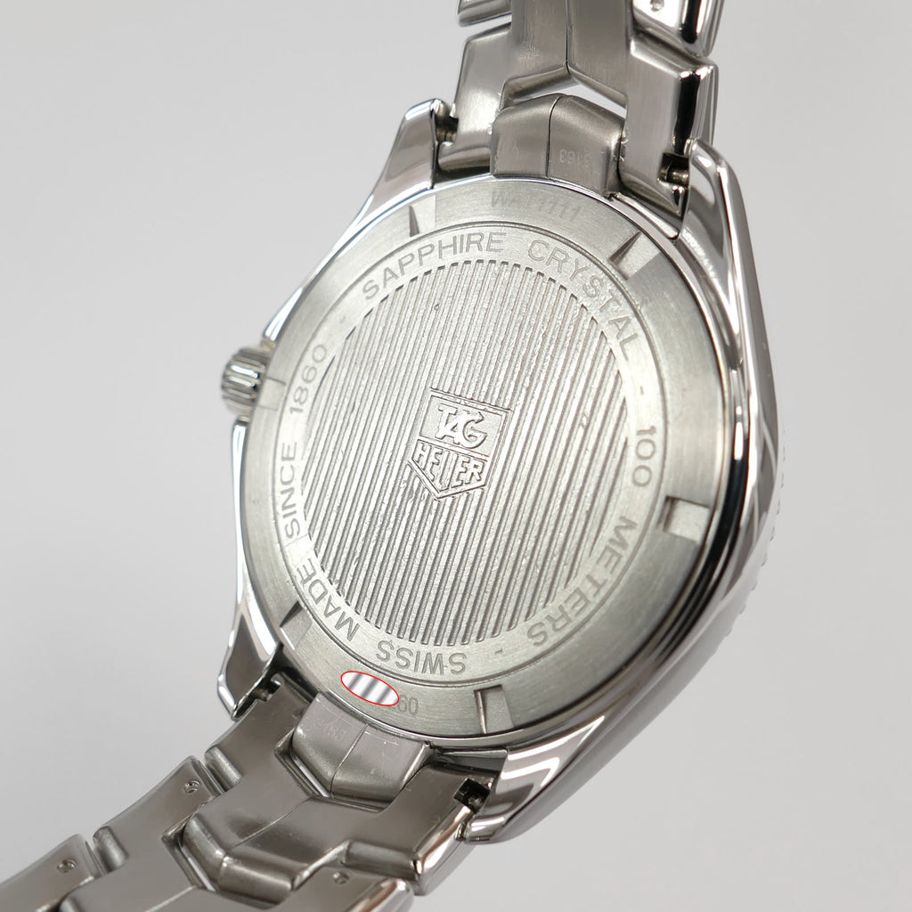 TAG Heuer Link WAT1111 stainless steel screw down case back