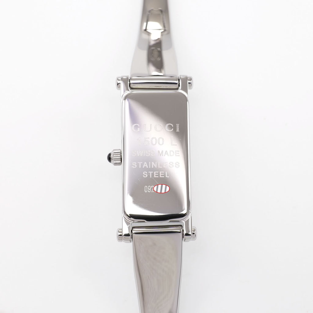 Gucci 1500L Stainless Steel case back