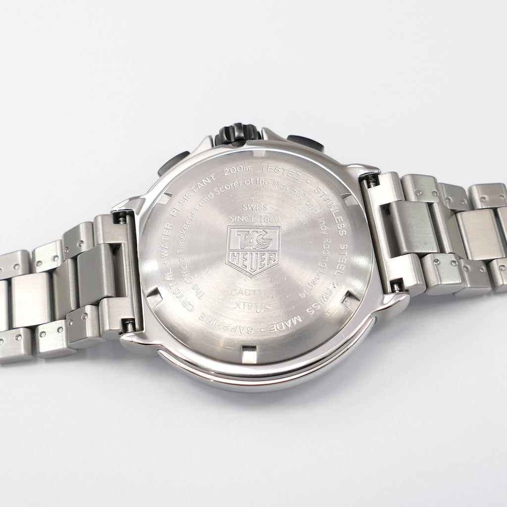 TAG Heuer Indy 500 CAC111A stainless steel screw down case back