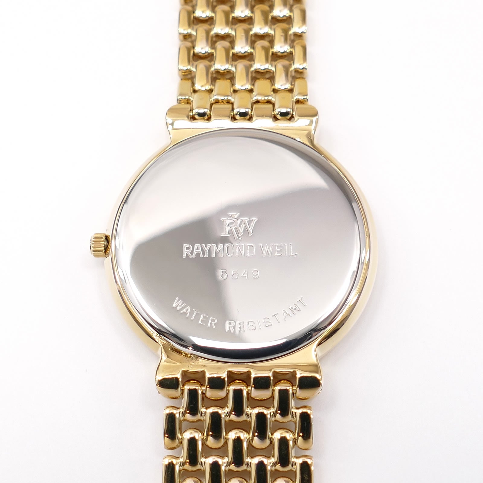 Raymond Weil 5549 stainless steel case back
