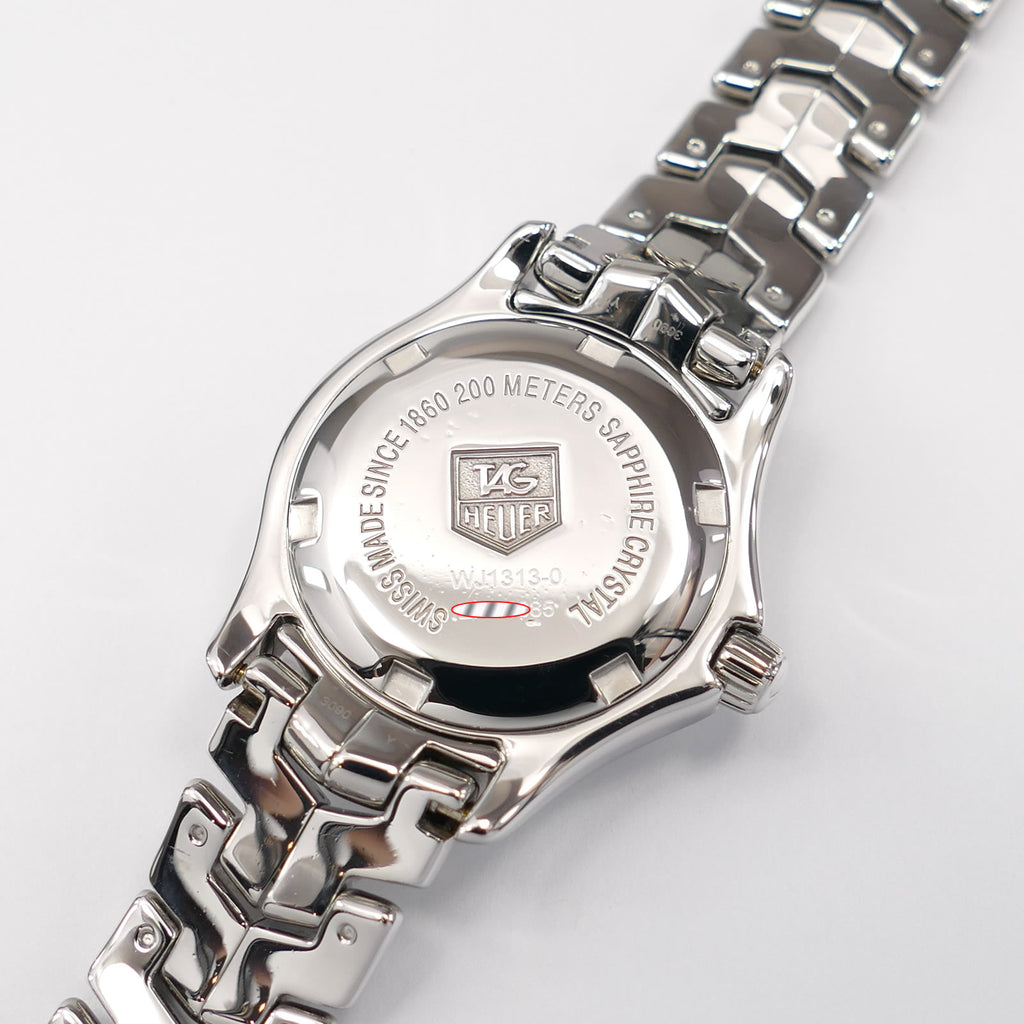 TAG Heuer Link WJ1313-0 stainless steel screw down case back