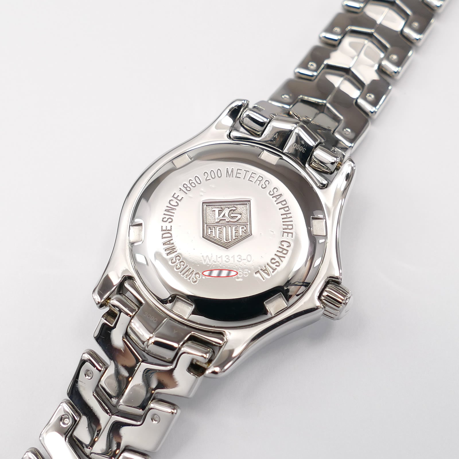 TAG Heuer Link WJ1313-0 stainless steel screw down case back