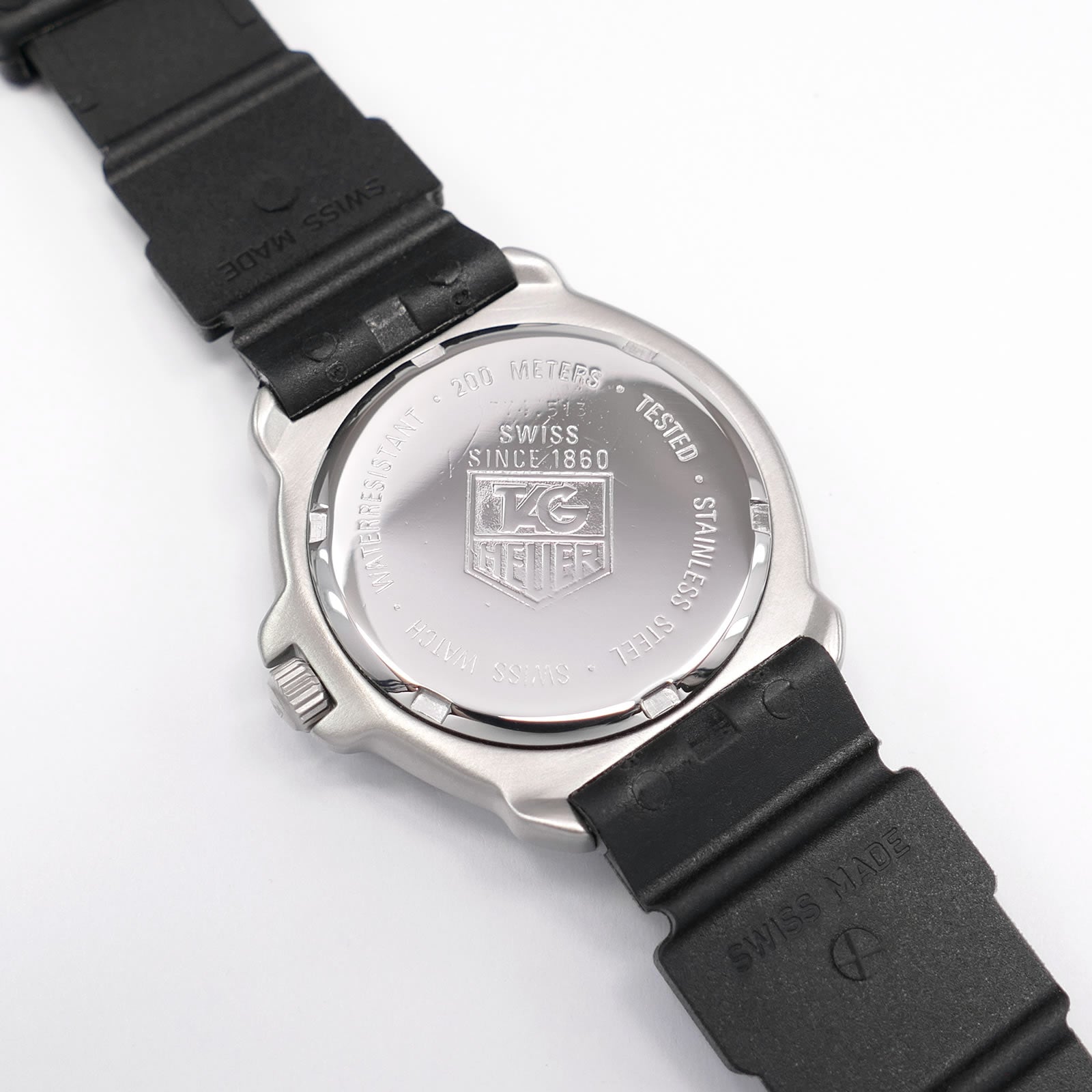 TAG Heuer Formula 1 374.513 stainless steel screw down case back