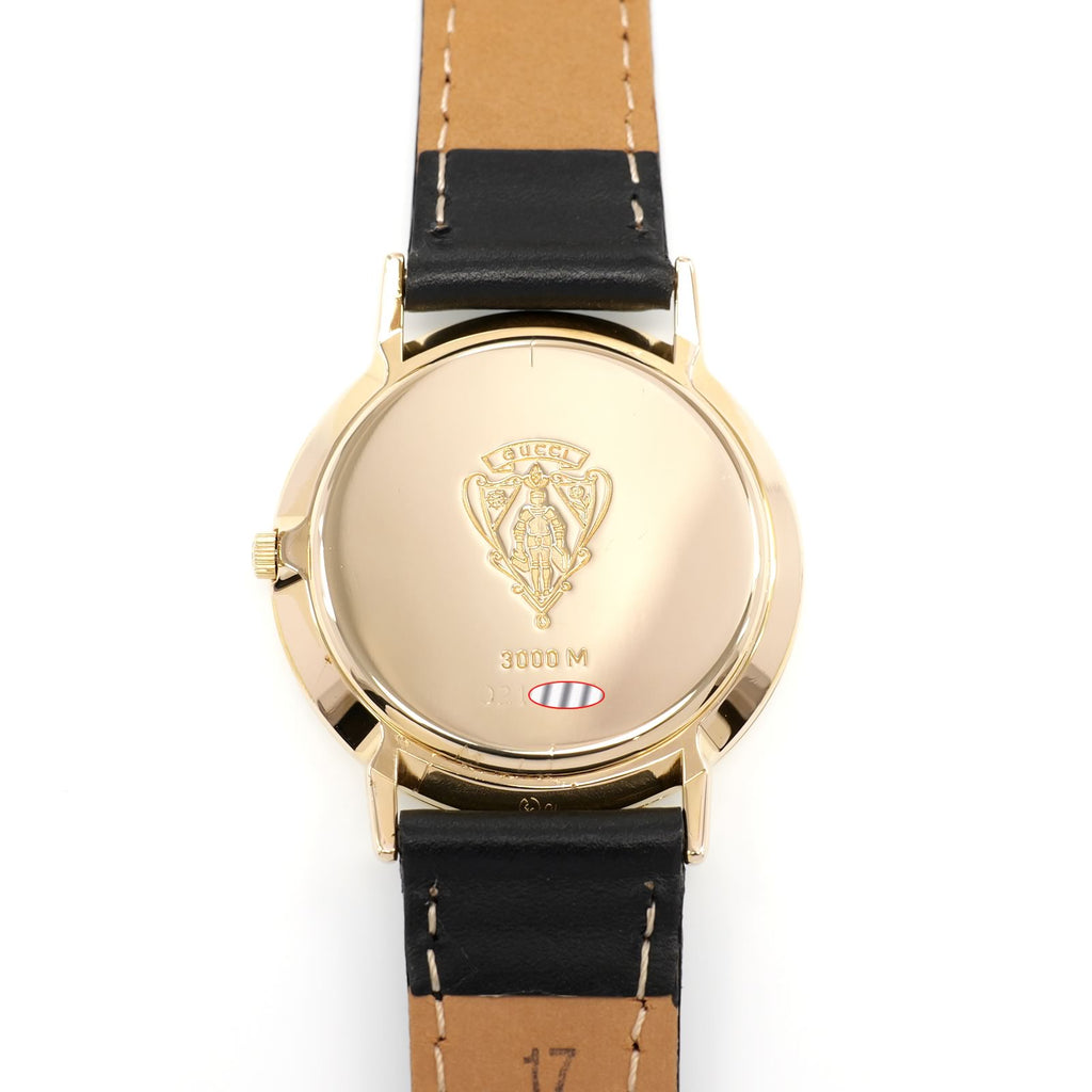 Gucci 3000M 18k Gold Plated case back
