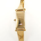 Gucci 1500L 18k Gold Plated case back