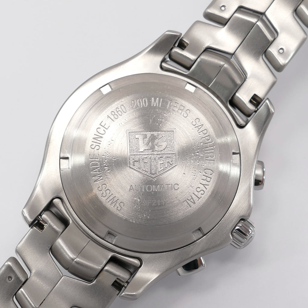 TAG Heuer Link Chronograph CJF2112 stainless steel screw down case back