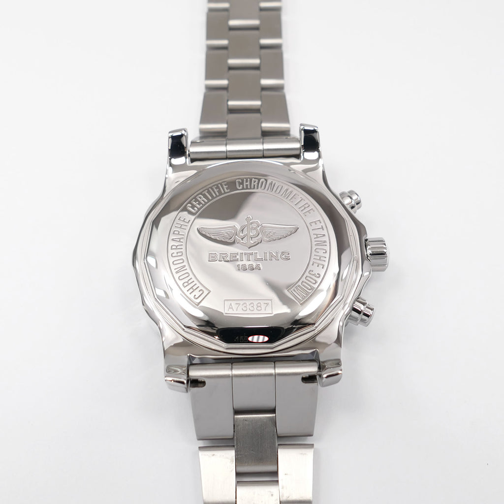 Breitling Colt Chrono II A73387 stainless steel screw down case back
