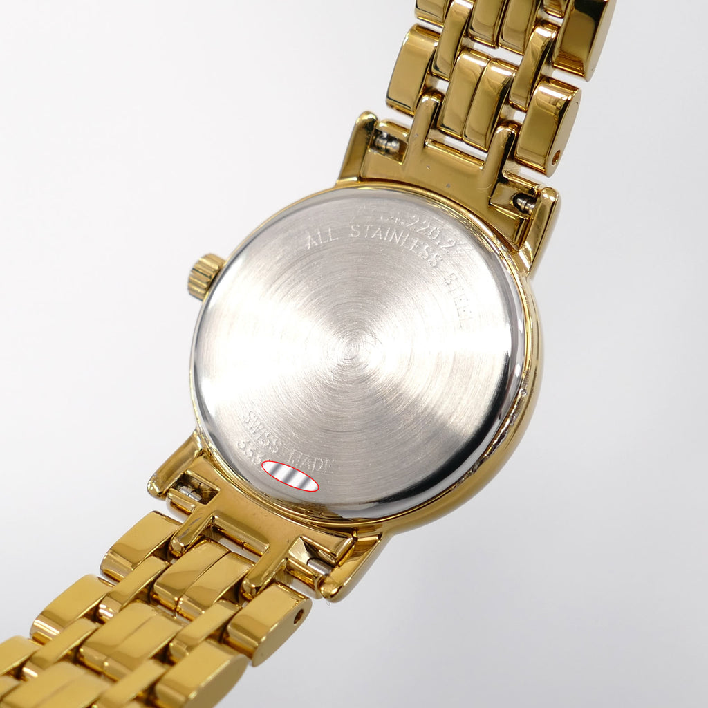 Longines Présence L4.220.2 stainless steel case back