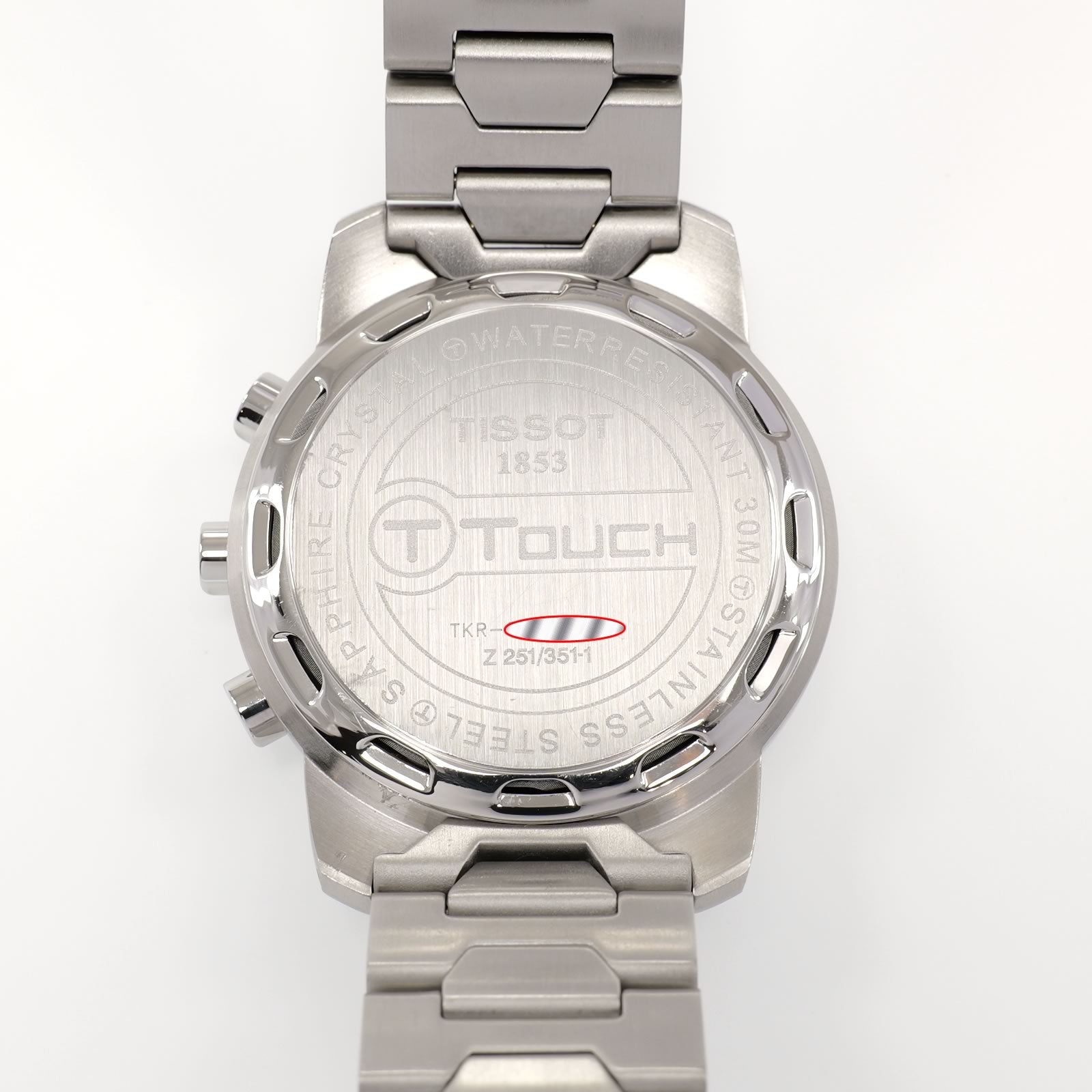 Tissot T-Touch Z251/351-1 Stainless Steel case back
