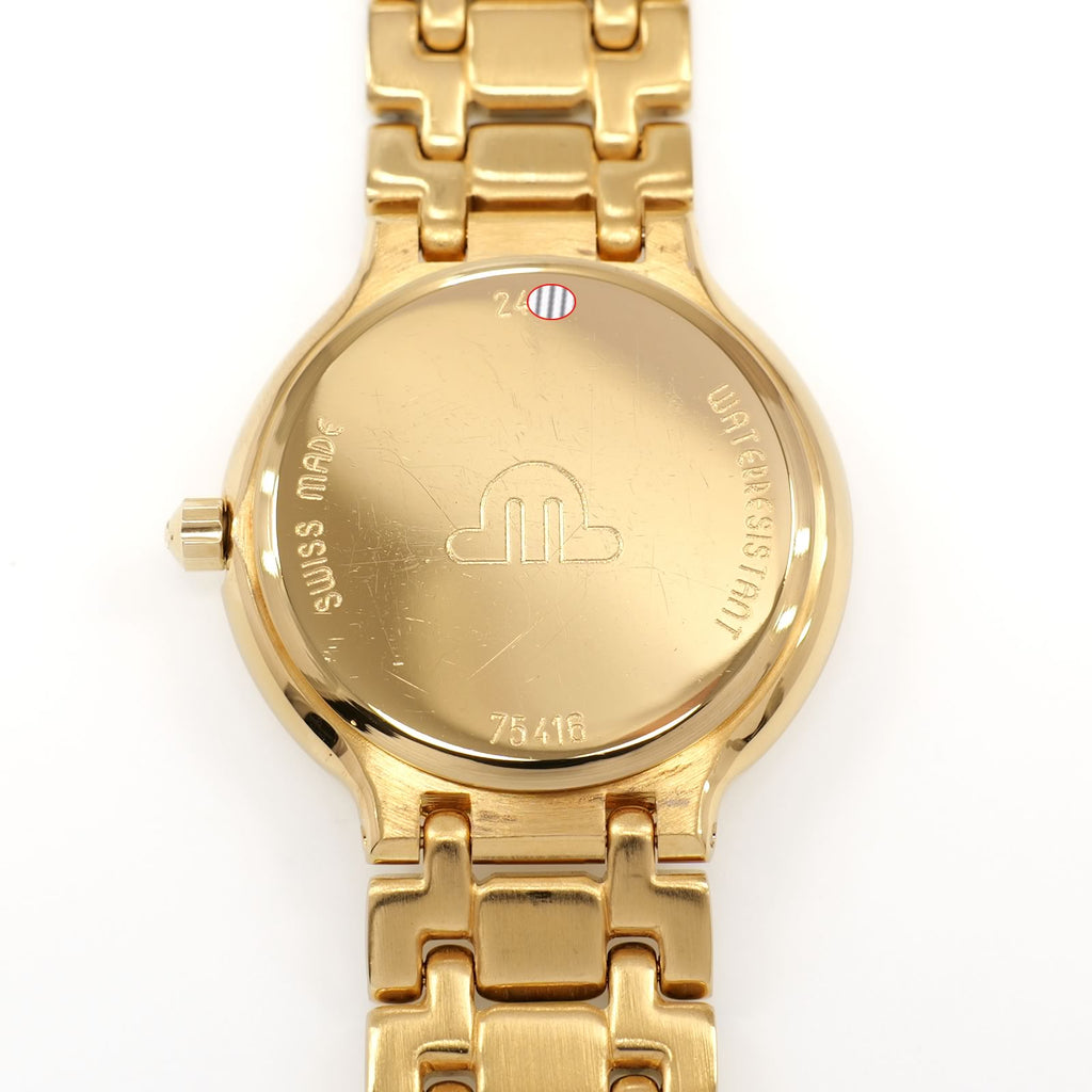Maurice Lacroix Les Classiques 75416 18k Gold Plated case back