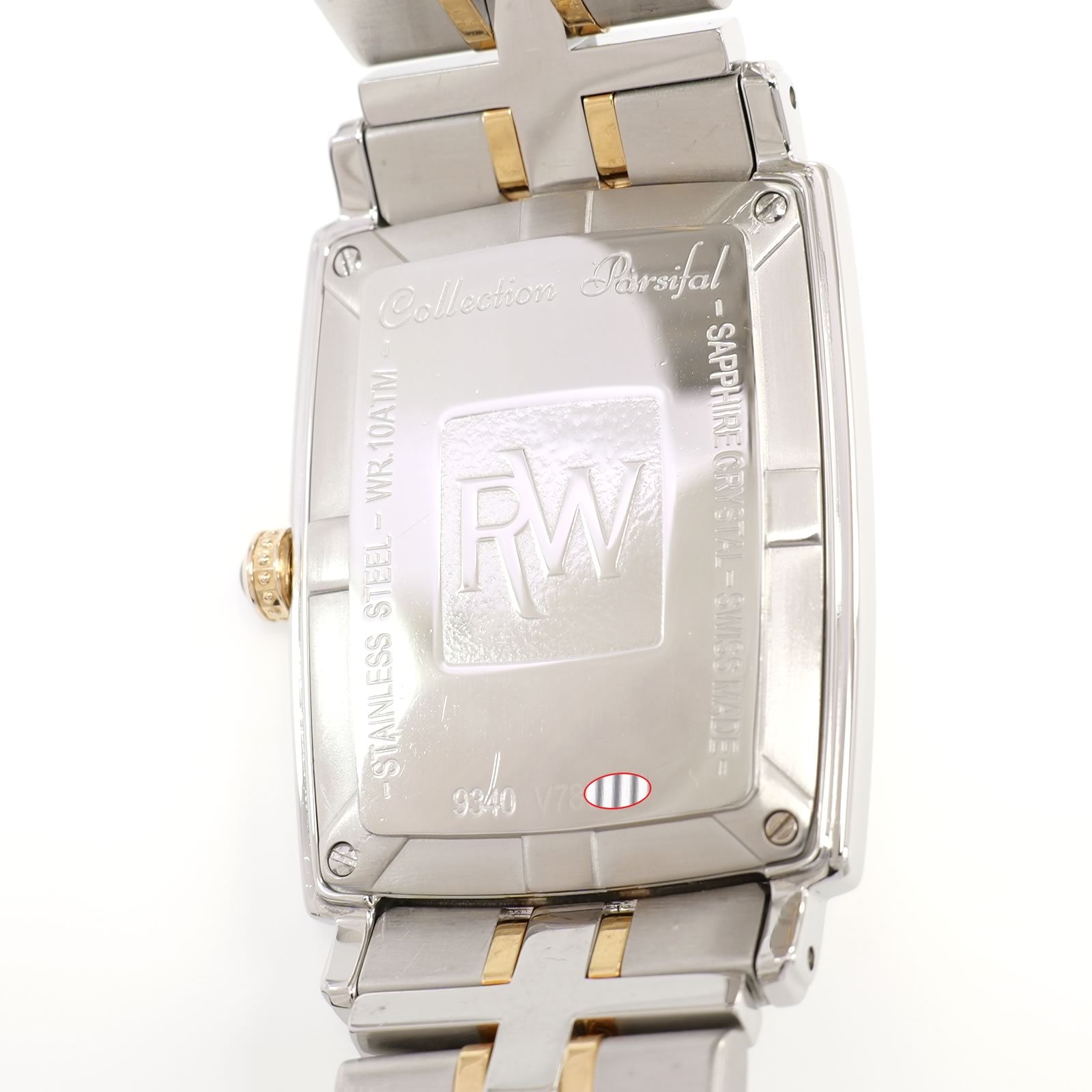 Raymond Weil Parsifal 9340 stainless steel case back