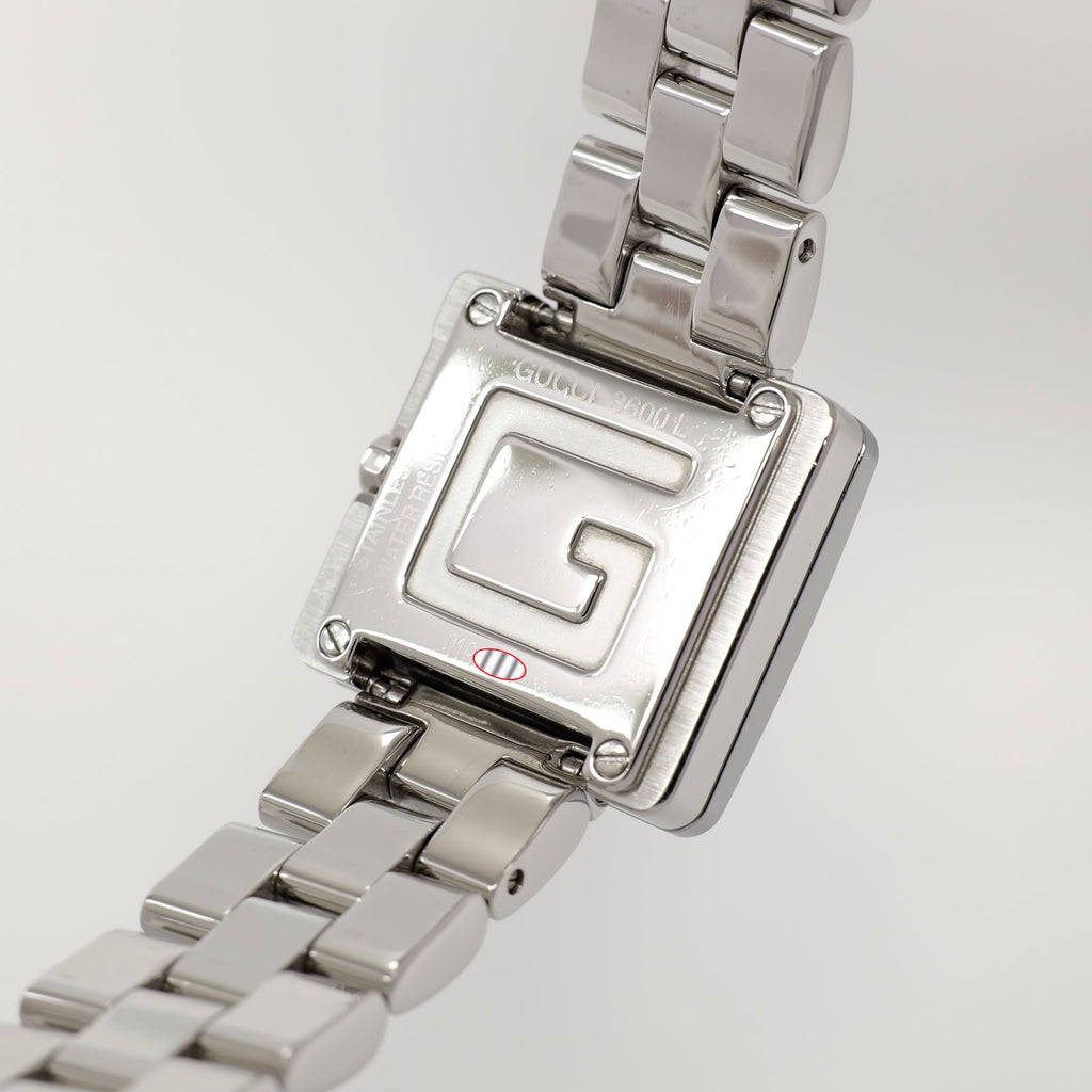 Gucci 3600 Stainless Steel case back