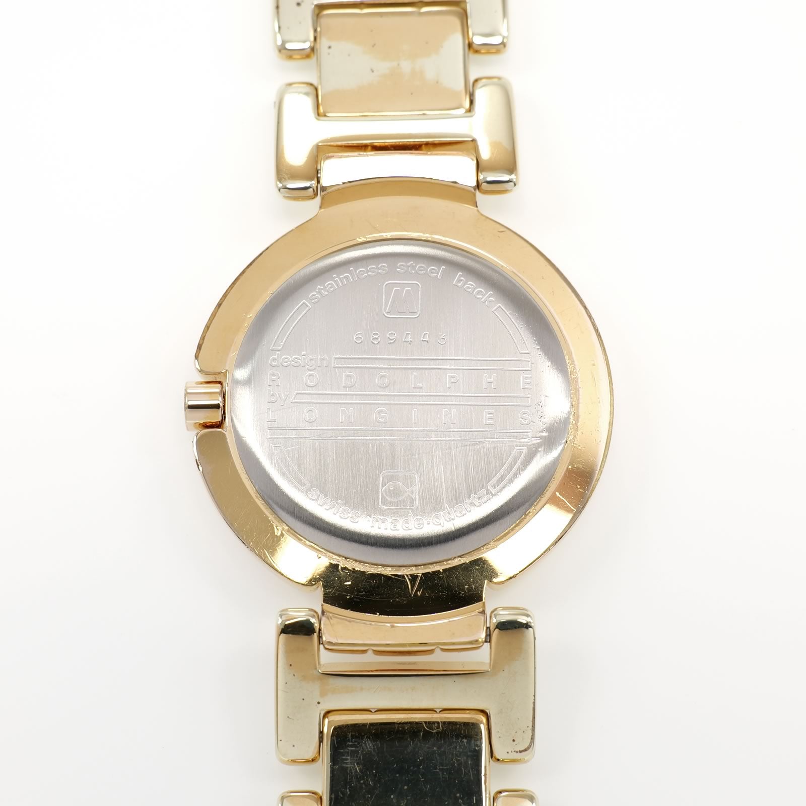 Longines Rodolphe Design stainless steel case back