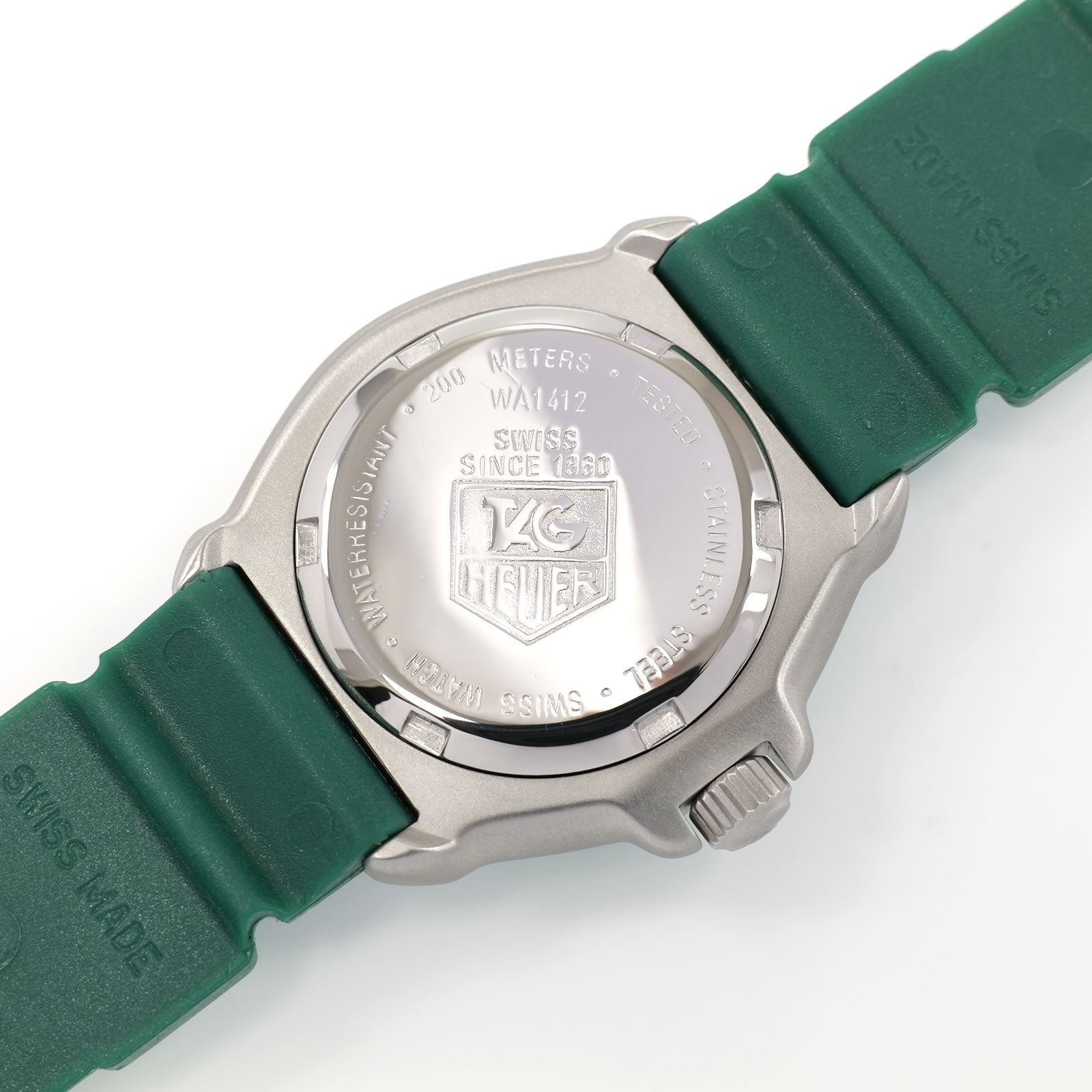 TAG Heuer Formula 1 WA1412 stainless steel screw down case back