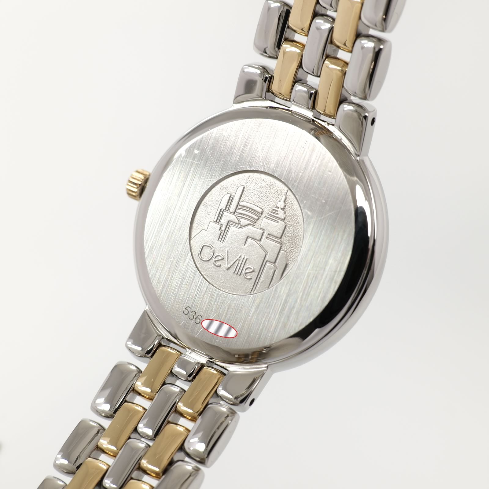 Omega De Ville 7280.63.00 Stainless Steel case back