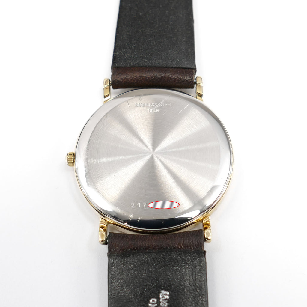 Longines Présence stainless steel case back