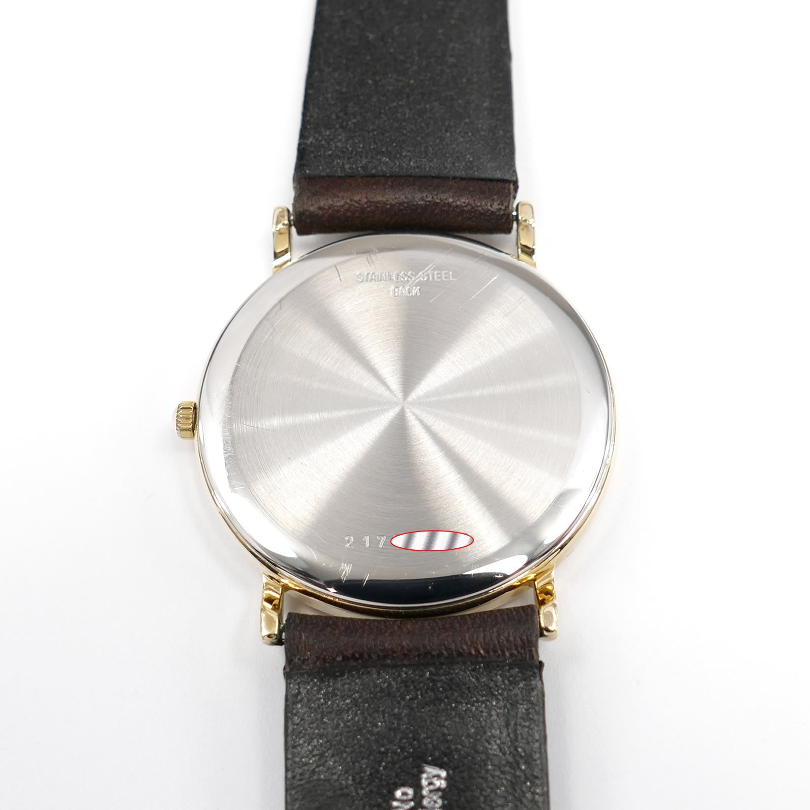 Longines Présence stainless steel case back