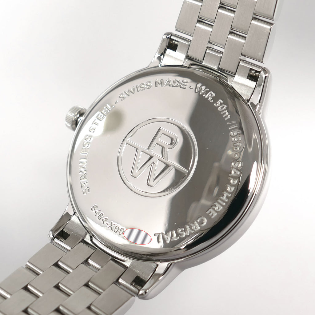 Raymond Weil Toccata 5484 stainless steel case back