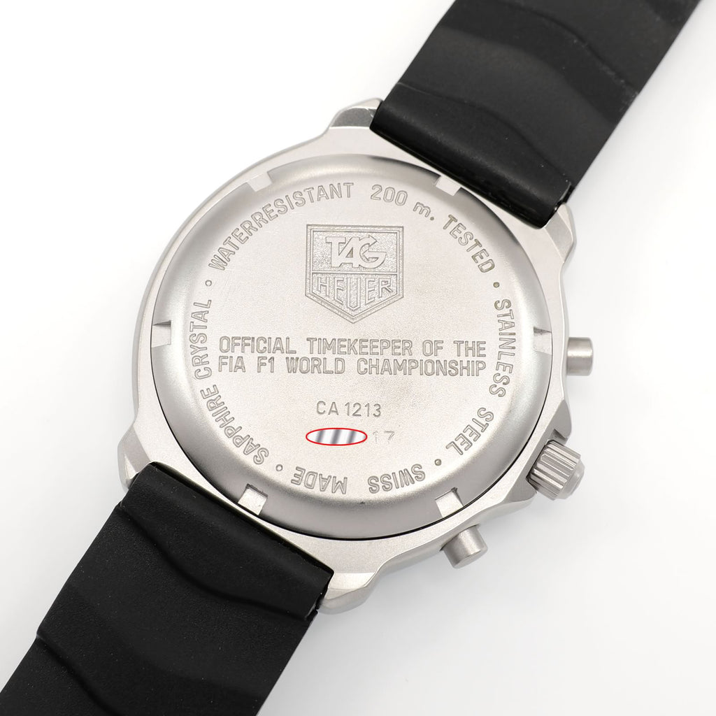 TAG Heuer Formula 1 CA1213 stainless steel screw down case back