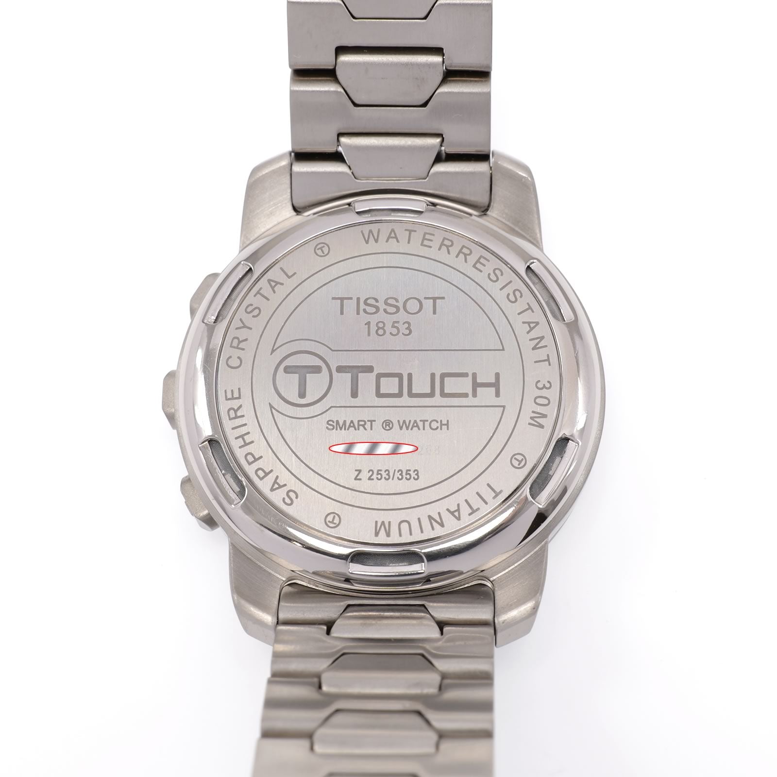 Tissot T-Touch Z253/353 Men's 41mm Titanium Black Arabic Dial