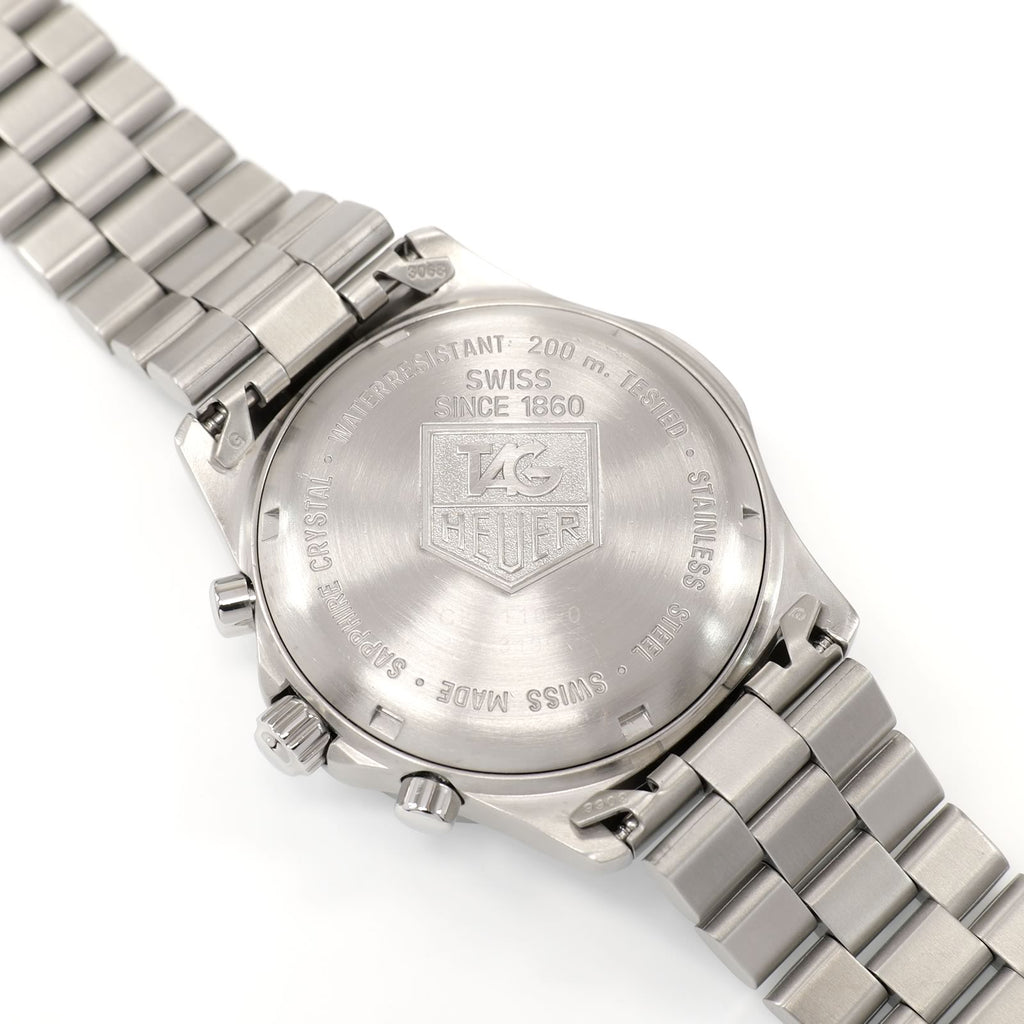 TAG Heuer 2000 Chronograph CK1110-0 stainless steel screw down case back