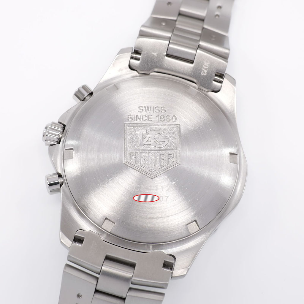 TAG Heuer 2000 Exclusive CN1112 stainless steel screw down case back