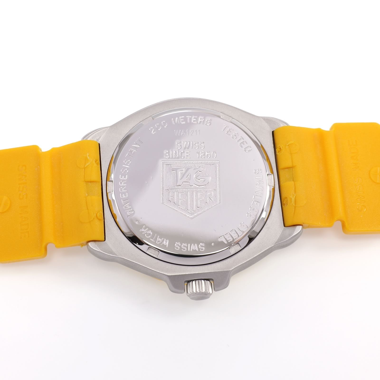 TAG Heuer Formula 1 stainless steel screw down case back