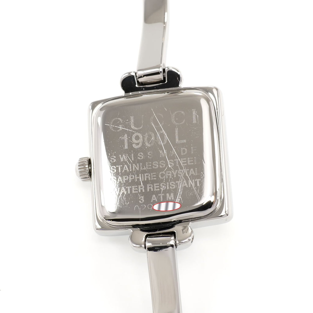 Gucci 1900L Stainless Steel case back
