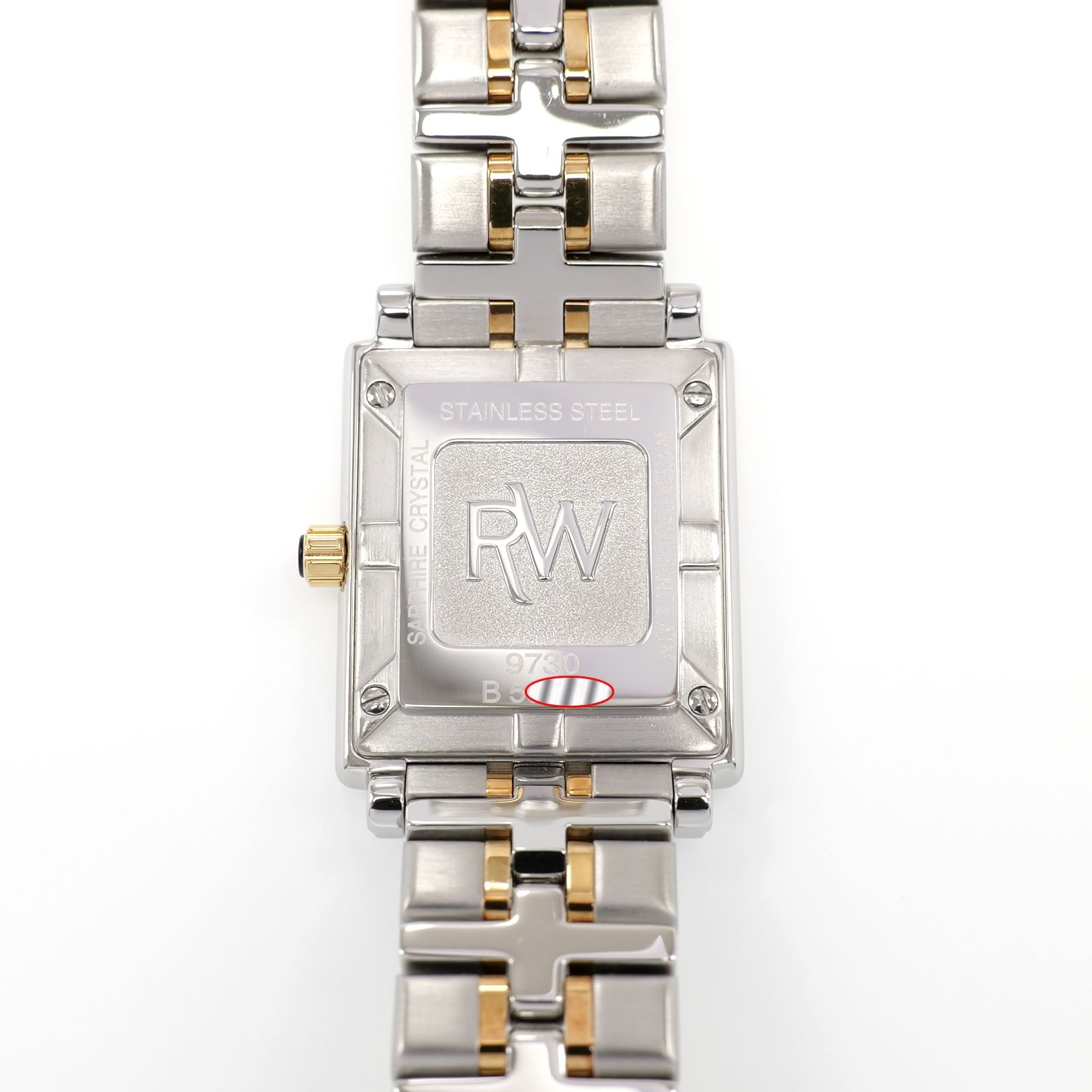 Raymond Weil Parsifal 9730 stainless steel case back