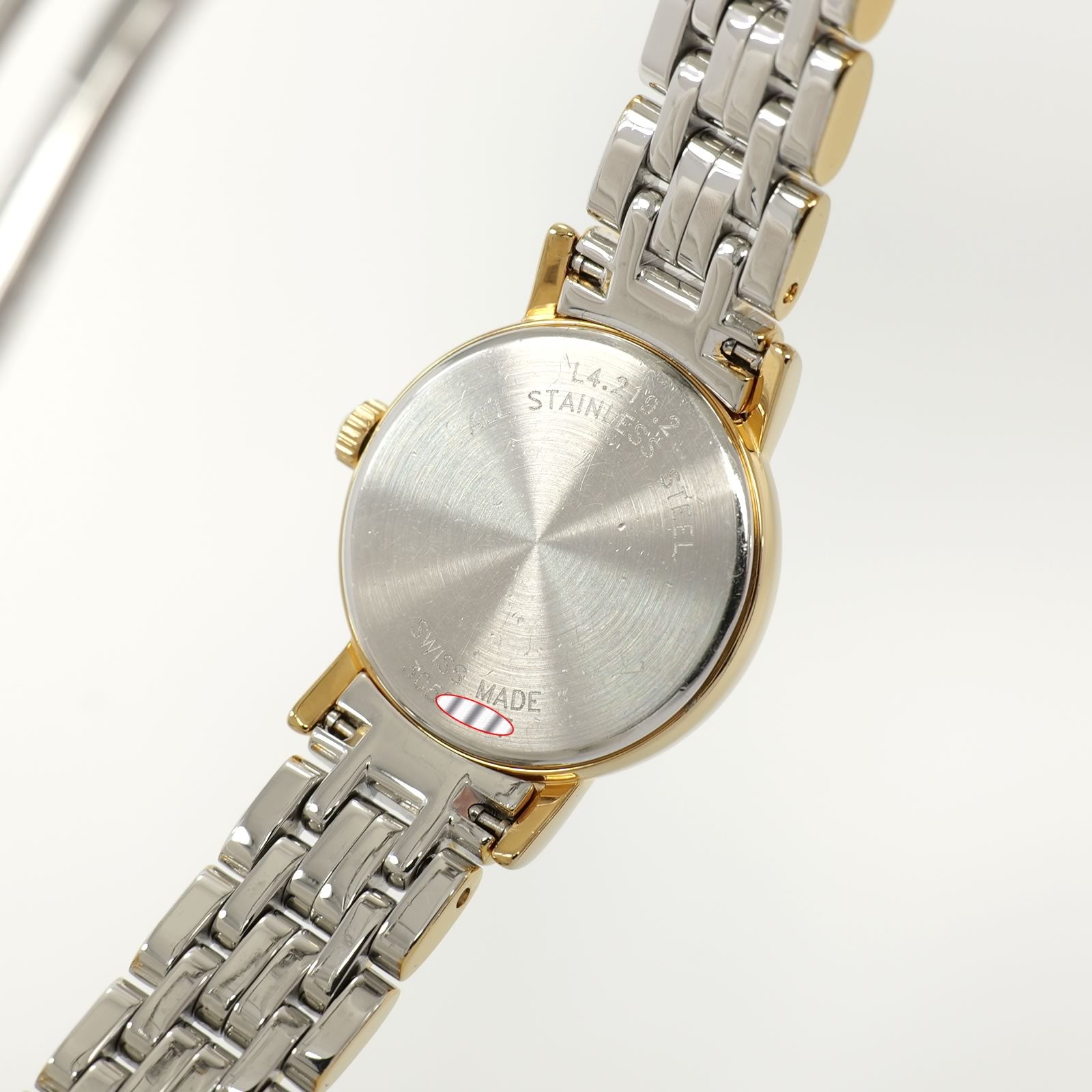 Longines Présence L4.219.2 stainless steel case back