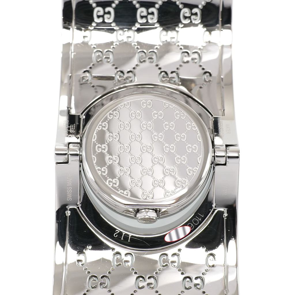 Gucci Twirl 112 stainless steel case back