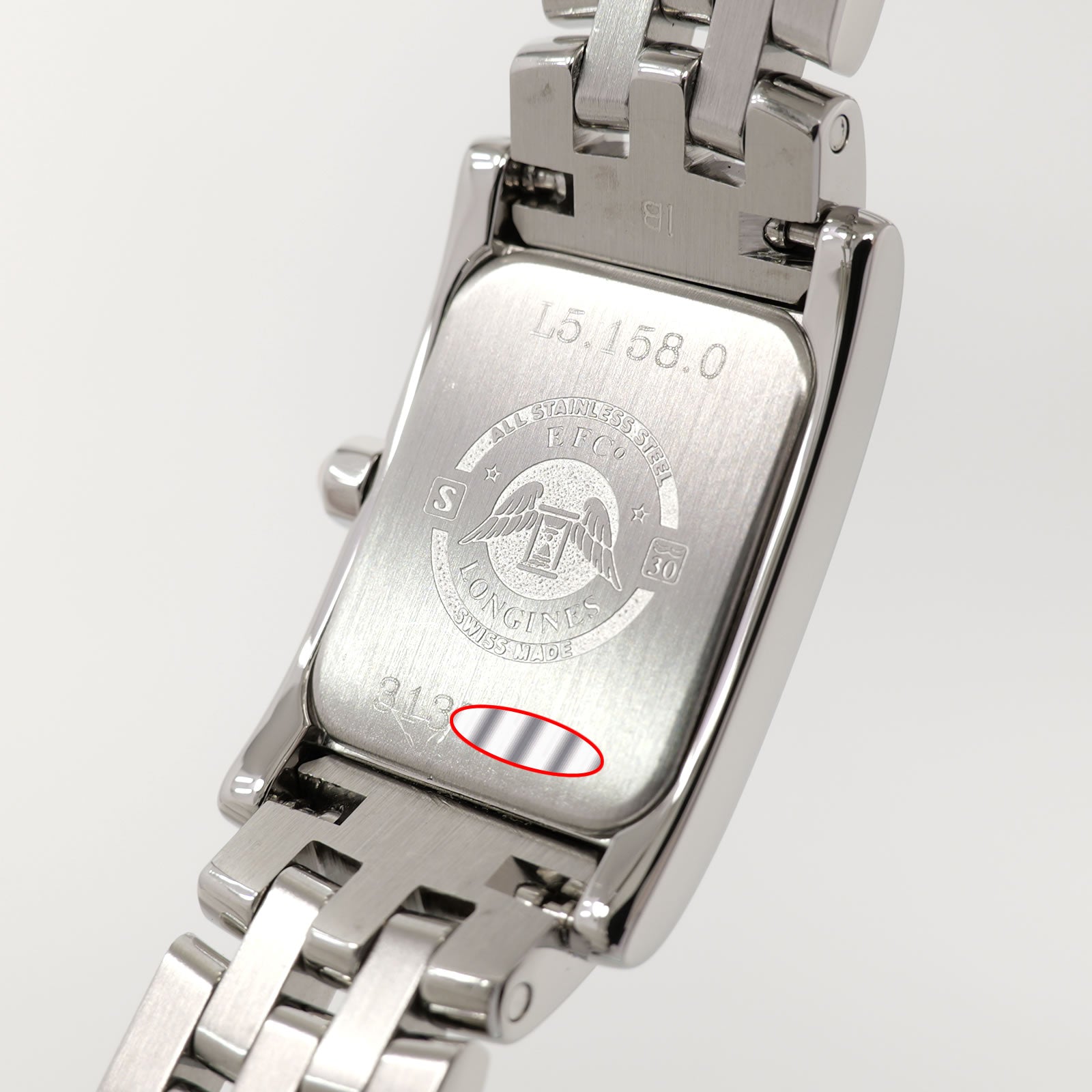 Longines DolceVita L5.158.0 stainless steel case back