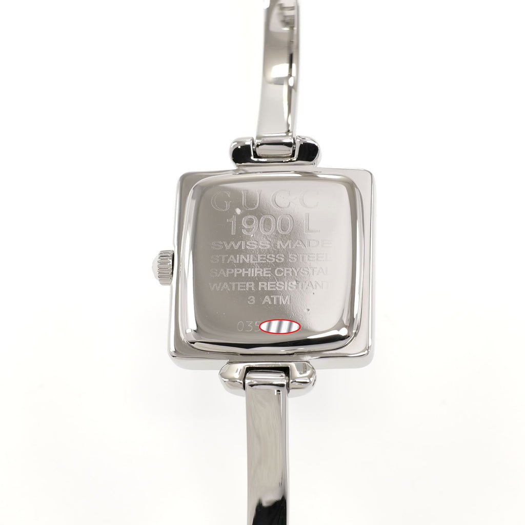 Gucci 1900L Stainless Steel case back