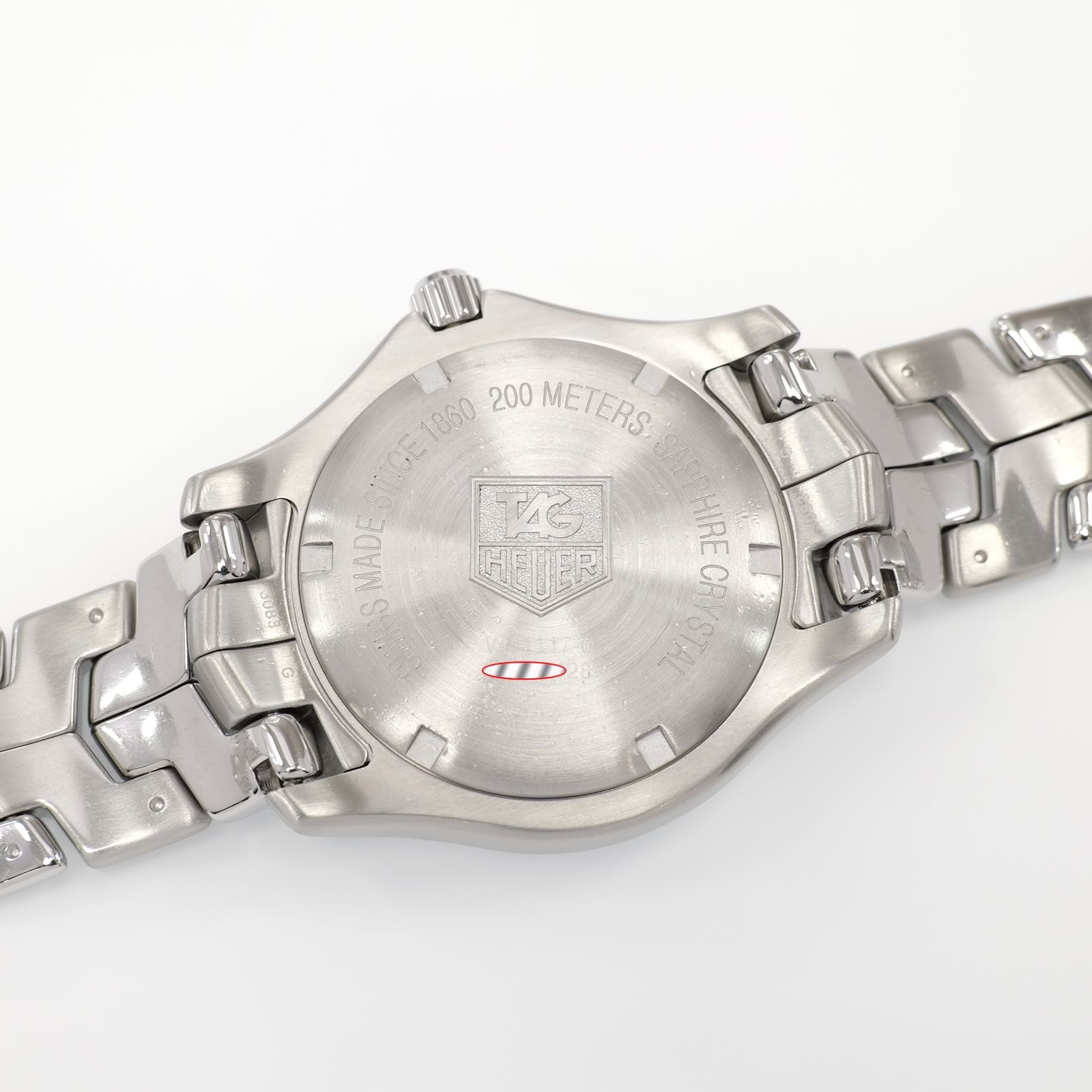 TAG Heuer Link WJ1117-0 stainless steel screw down case back