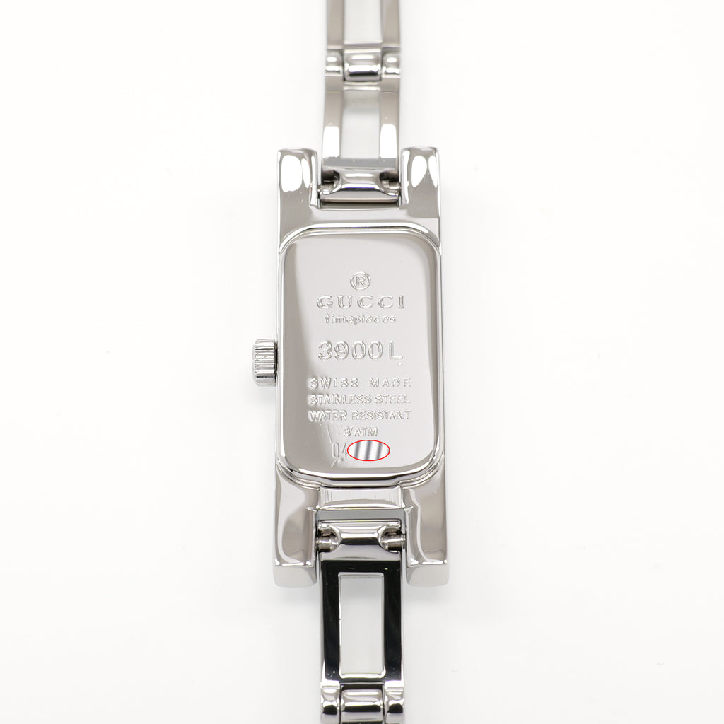 Gucci 3900L stainless steel case back