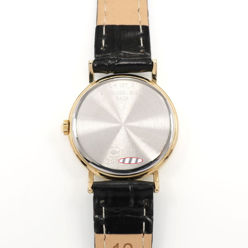 Longines Présence L4.137.2 stainless steel case back