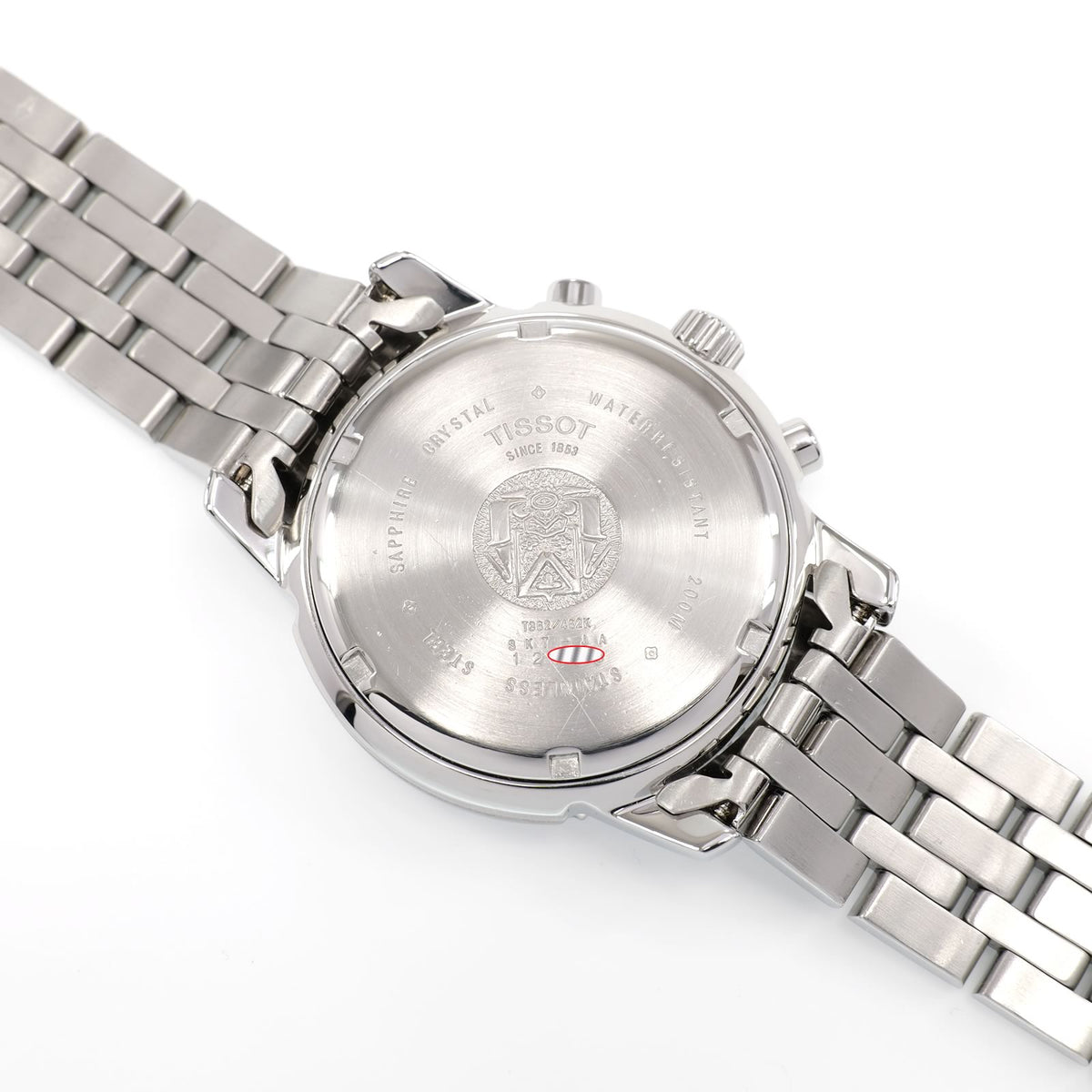 Tissot T-Sport PRS200 stainless steel screw down case back
