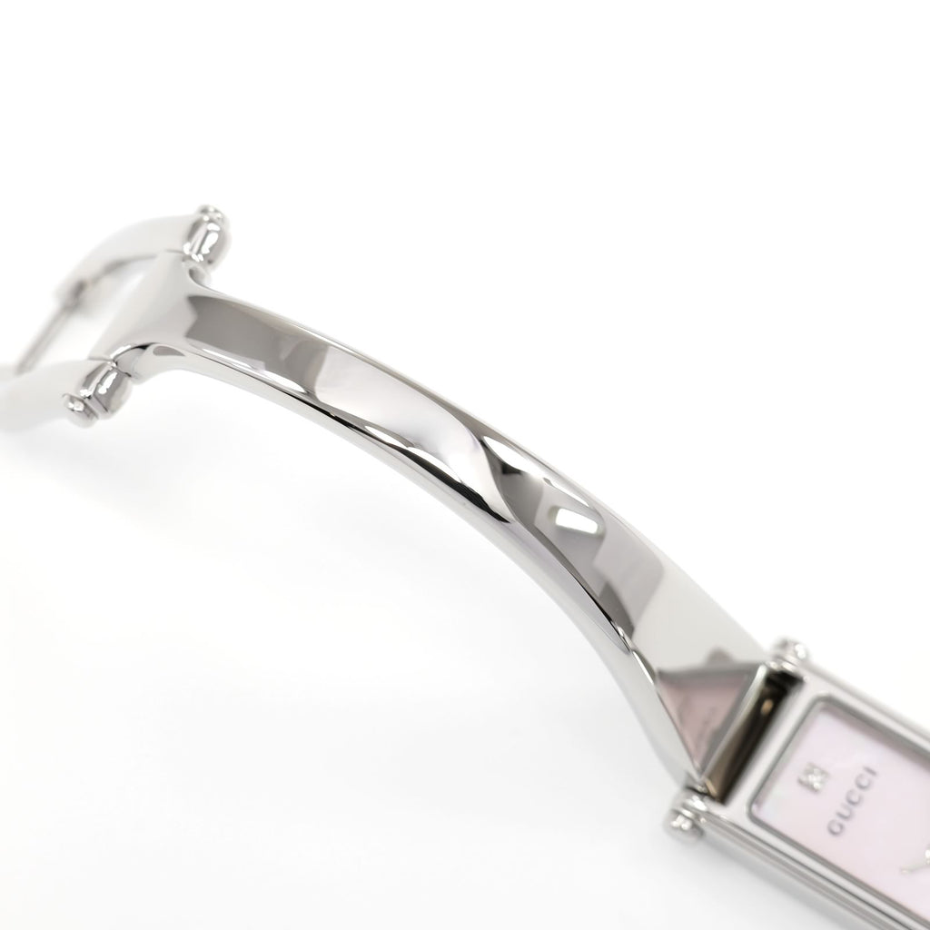 Gucci 1500L stainless steel bangle top