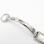 Gucci G-Line 109 stainless steel bangle top