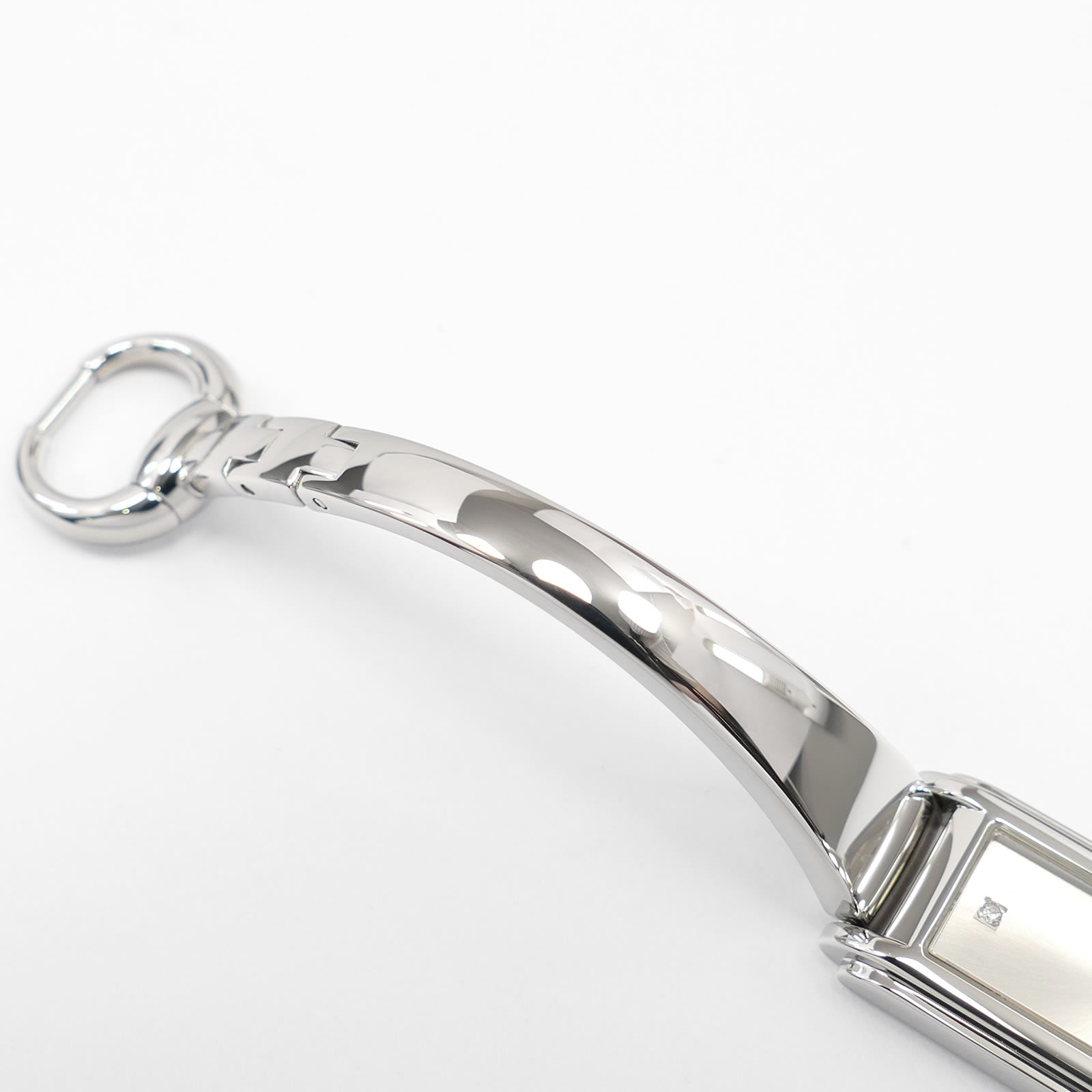 Gucci G-Line 109 stainless steel bangle top
